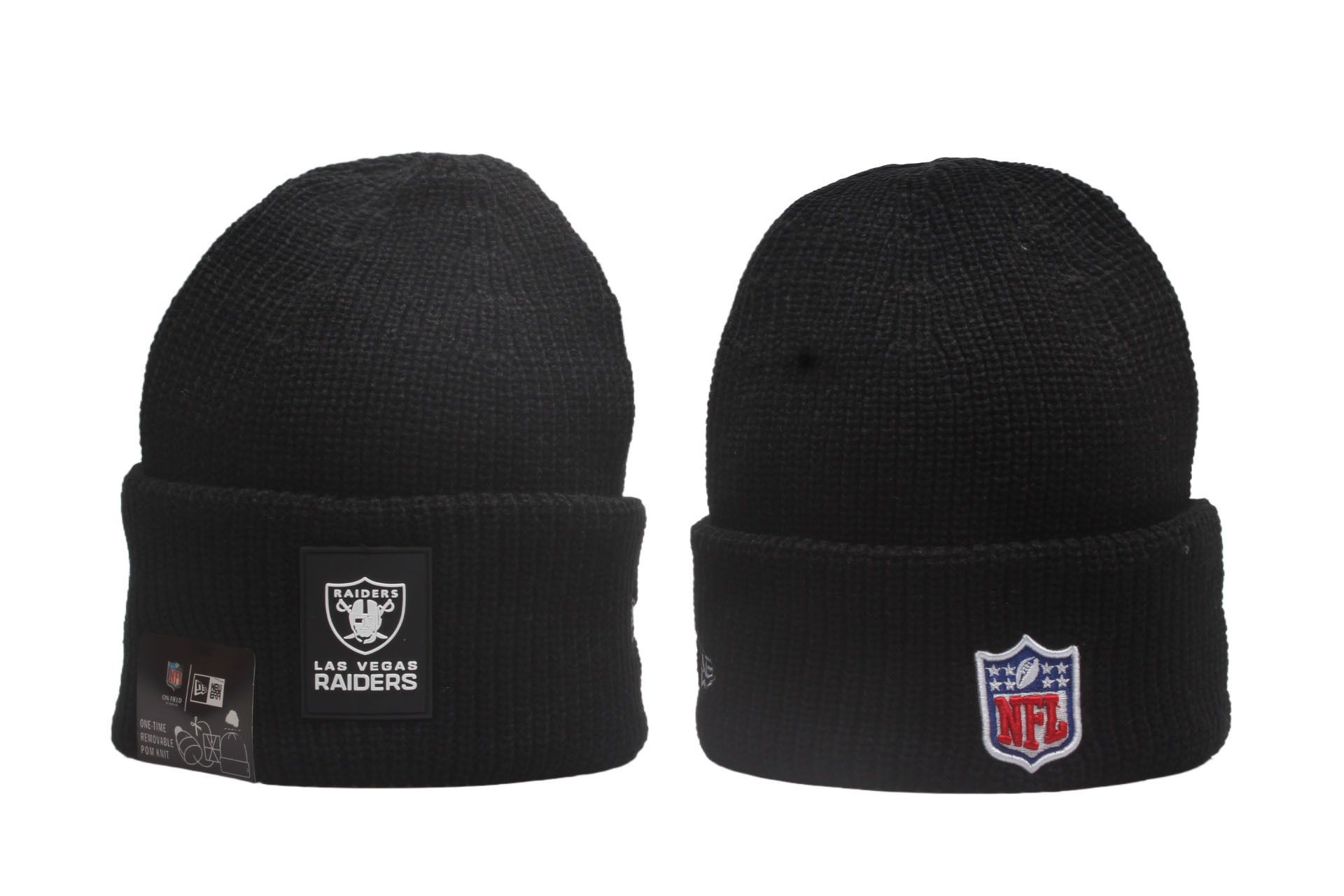 2025 NFL Oakland Raiders Hat beanie style 02->->Sports Caps